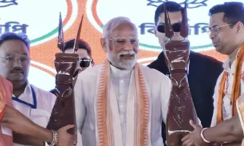 नरेंद्र मोदी की रैली के बाद Trinamool कांग्रेस का पलटवार, भाषण को झूठ और फरेब से भरा बताया नरेंद्र मोदी की रैली के बाद Trinamool कांग्रेस का पलटवार, भाषण को झूठ और फरेब से भरा बताया