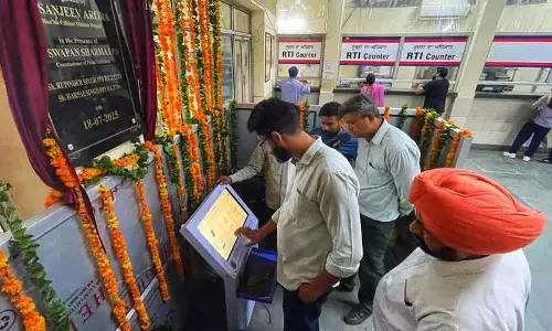 CP कार्यालय में साइबर कियोस्क स्थापित, निवासी वायरस और खतरों के लिए उपकरणों को स्कैन कर सकते