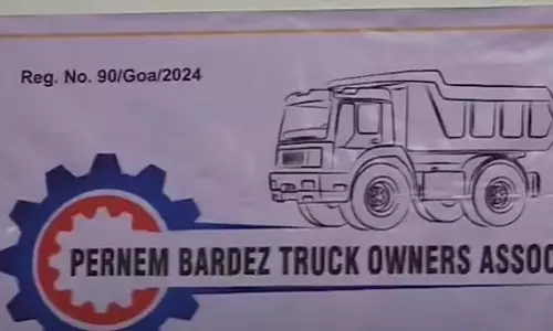 गोवा के ट्रक चालकों ने किराया समझौते के माध्यम से वाहन पंजीकरण के लिए RTO की आलोचना की गोवा के ट्रक चालकों ने किराया समझौते के माध्यम से वाहन पंजीकरण के लिए RTO की आलोचना की