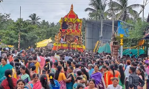 Channarayapatna : अन्नपूनेश्वरी देवी रथ महोत्सव भव्यता के साथ मनाया गया Channarayapatna : अन्नपूनेश्वरी देवी रथ महोत्सव भव्यता के साथ मनाया गया