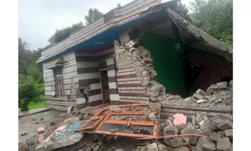 Poonch में भारी बारिश, कई घर क्षतिग्रस्त
