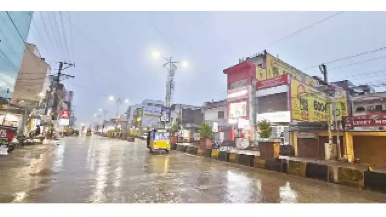 Telangana: RR जिले में फिर से बारिश Telangana: RR जिले में फिर से बारिश