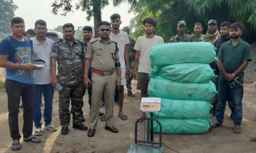 Latehar: डेढ़ क्विंटल गांजा के साथ पांच तस्कर गिरफ्तार