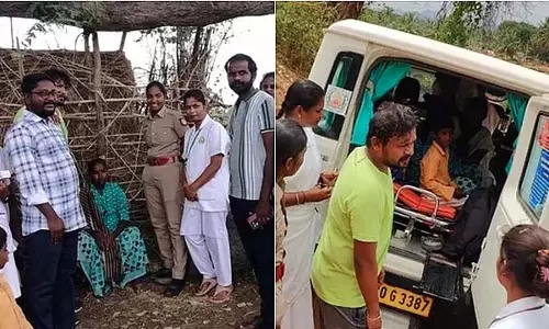 10वीं बार गर्भवती: मेडिकल जांच से इनकार करने पर मेडिकल टीम महिला को एम्बुलेंस में ले गई