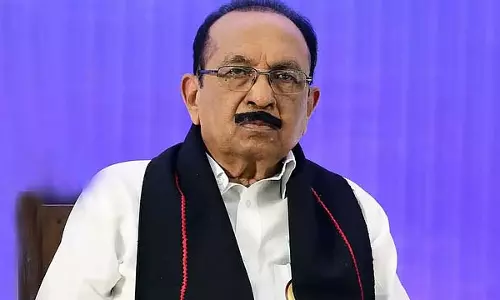 आगामी विधानसभा चुनावों में डीएमके गठबंधन भारी जीत हासिल करेगा: Vaiko आगामी विधानसभा चुनावों में डीएमके गठबंधन भारी जीत हासिल करेगा: Vaiko