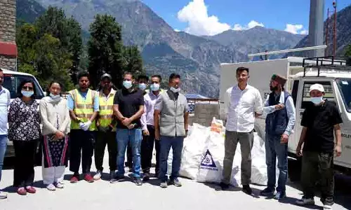 Kinnaur में स्वच्छता अभियान चलाया गया