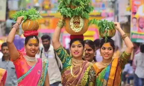 Kukatpally में आषाढ़ बोनालु उत्सव Kukatpally में आषाढ़ बोनालु उत्सव