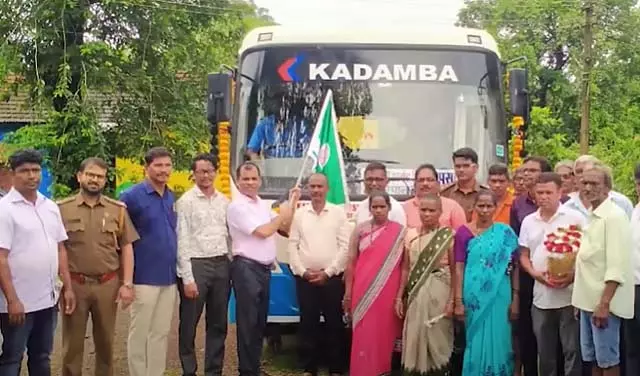 हरिजनवाड़ा में 20 साल बाद नई KTCL बस सेवा के साथ सार्वजनिक परिवहन की वापसी हरिजनवाड़ा में 20 साल बाद नई KTCL बस सेवा के साथ सार्वजनिक परिवहन की वापसी