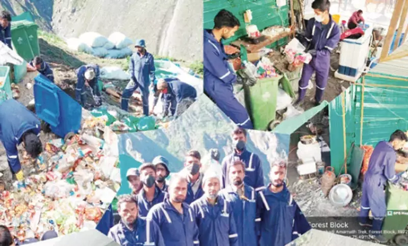 अमरनाथ यात्रा: पर्यावरण के लिए कचरा प्रबंधन पर जोर अमरनाथ यात्रा: पर्यावरण के लिए कचरा प्रबंधन पर जोर