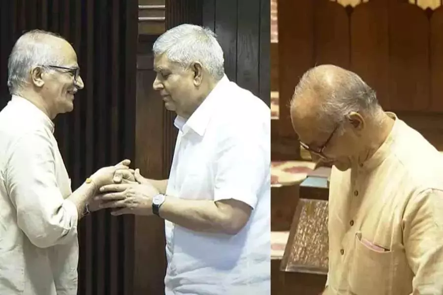 केरल BJP नेता सी सदानंदन ने राज्यसभा सांसद के रूप में शपथ ली केरल BJP नेता सी सदानंदन ने राज्यसभा सांसद के रूप में शपथ ली