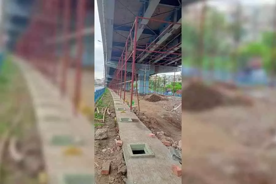 PWD ने VIP रोड फ्लाईओवर के नीचे इमारतों पर प्रतिबंध लगाया PWD ने VIP रोड फ्लाईओवर के नीचे इमारतों पर प्रतिबंध लगाया