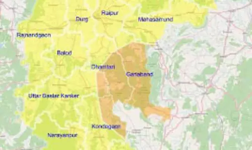 22 जिलों में बारिश का येलो अलर्ट