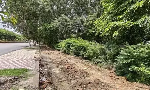 Noida : खोदी गई सड़कें, निवासियों के लिए मुसीबत