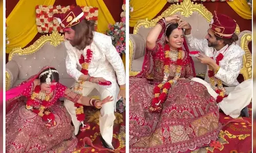 सिंदूर के रस्म में दूल्हे ने दुल्हन के साथ किया कुछ ऐसा, देखें VIDEO