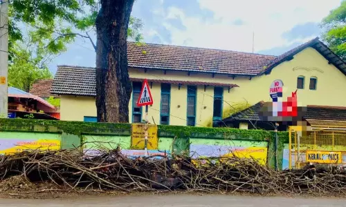 शहर के केंद्र में पेड़ों की शाखाओं के ढेर से यात्रियों को असुविधा हो रही शहर के केंद्र में पेड़ों की शाखाओं के ढेर से यात्रियों को असुविधा हो रही