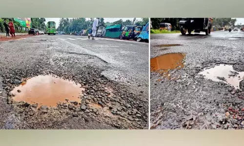 Kerala : मननचिरा-मलपरम्बा सड़क पर गड्ढों ने ली जान