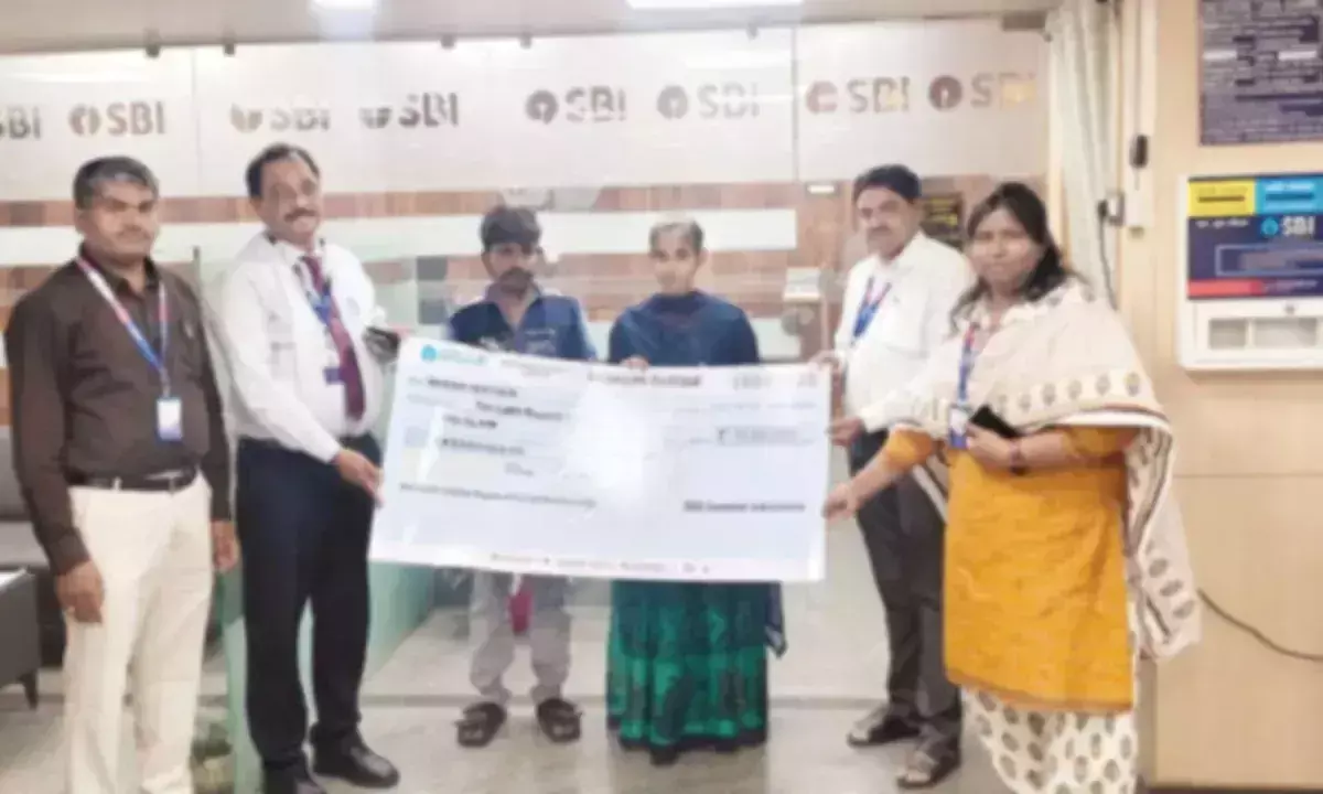 Andhra: SBI ग्राहक के परिजनों को दुर्घटना बीमा पॉलिसी का लाभ मिलेगा