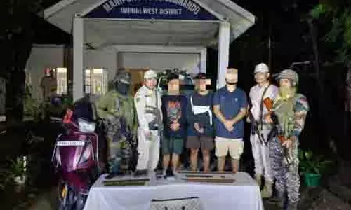 Manipur: तीन उग्रवादी और तीन गोला-बारूद डीलर गिरफ्तार, ड्रग्स जब्त