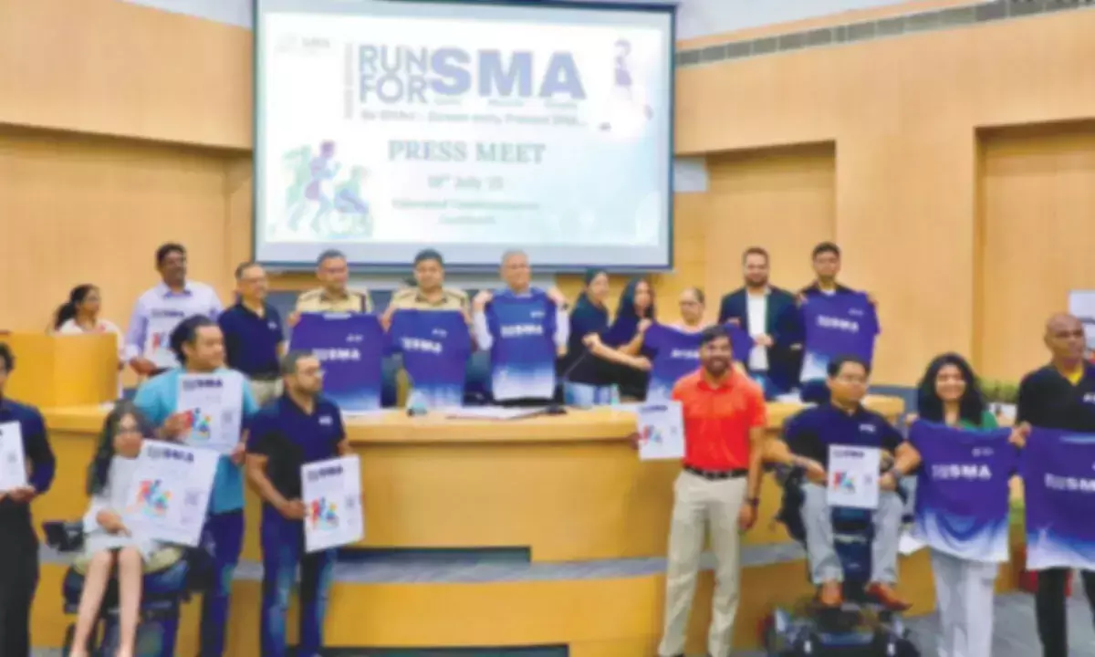 साइबराबाद आयुक्त ने ‘रन फॉर SMA 2025’ अभियान का समर्थन किया