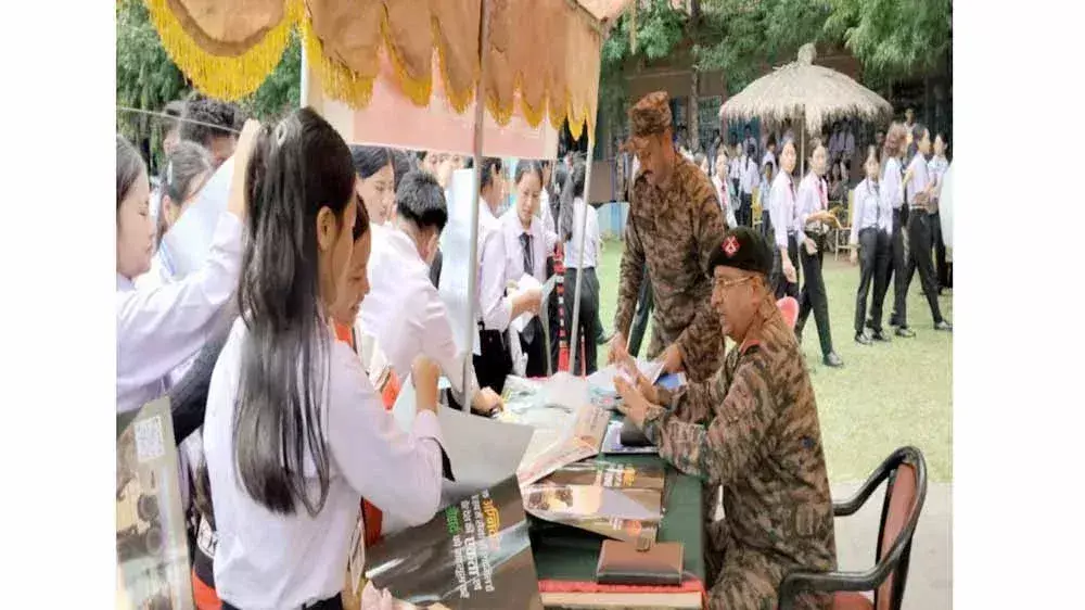 ARO ने नागालैंड में युवाओं के लिए सेना आउटरीच अभियान का आयोजन किया