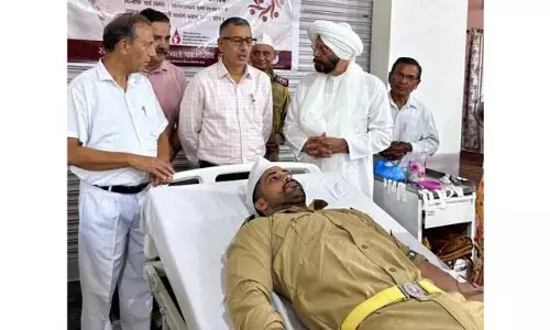 Jammu: निरंकारी मिशन ने रक्तदान शिविर का आयोजन किया