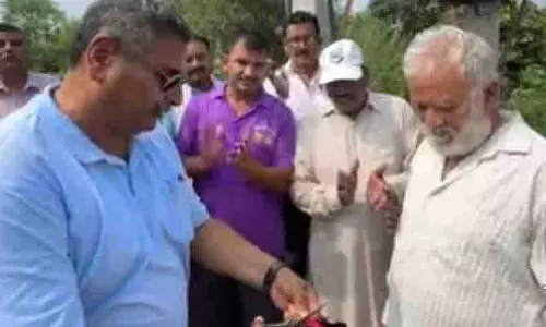 Dinanagar: ट्रांसफार्मर का दो बार उद्घाटन, एक बार भाजपा द्वारा, बाद में आप द्वारा