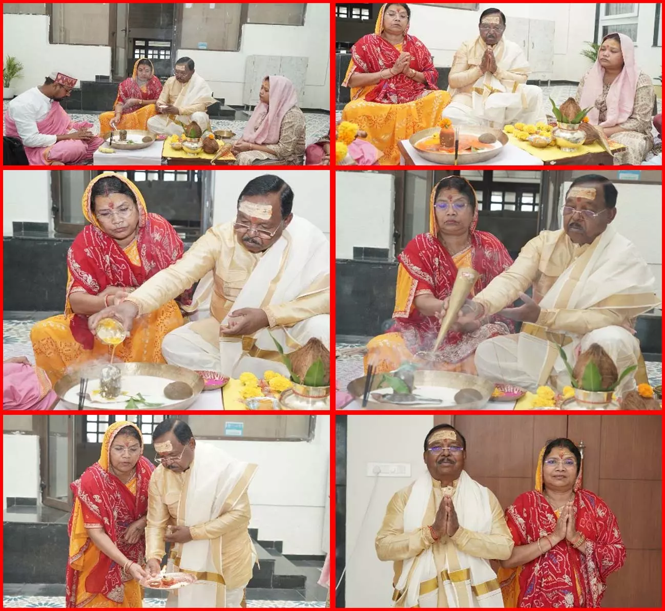 कृषिमंत्री राम विचार नेताम ने श्रावण मास में पार्थिव शिवलिंग का किया रुद्राभिषेक कृषिमंत्री राम विचार नेताम ने श्रावण मास में पार्थिव शिवलिंग का किया रुद्राभिषेक