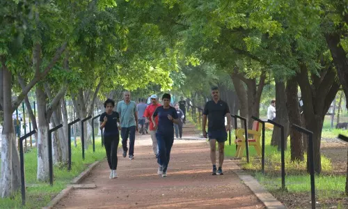 Rohtak  विश्वविद्यालय का स्वास्थ्य ट्रैक निवासियों का ध्यान आकर्षित कर रहा