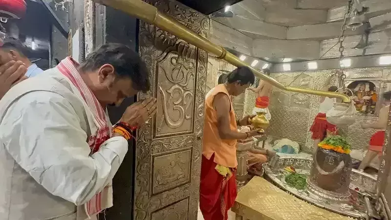 Ujjain: उपमुख्यमंत्री शुक्ल ने किए बाबा महाकाल के दर्शन