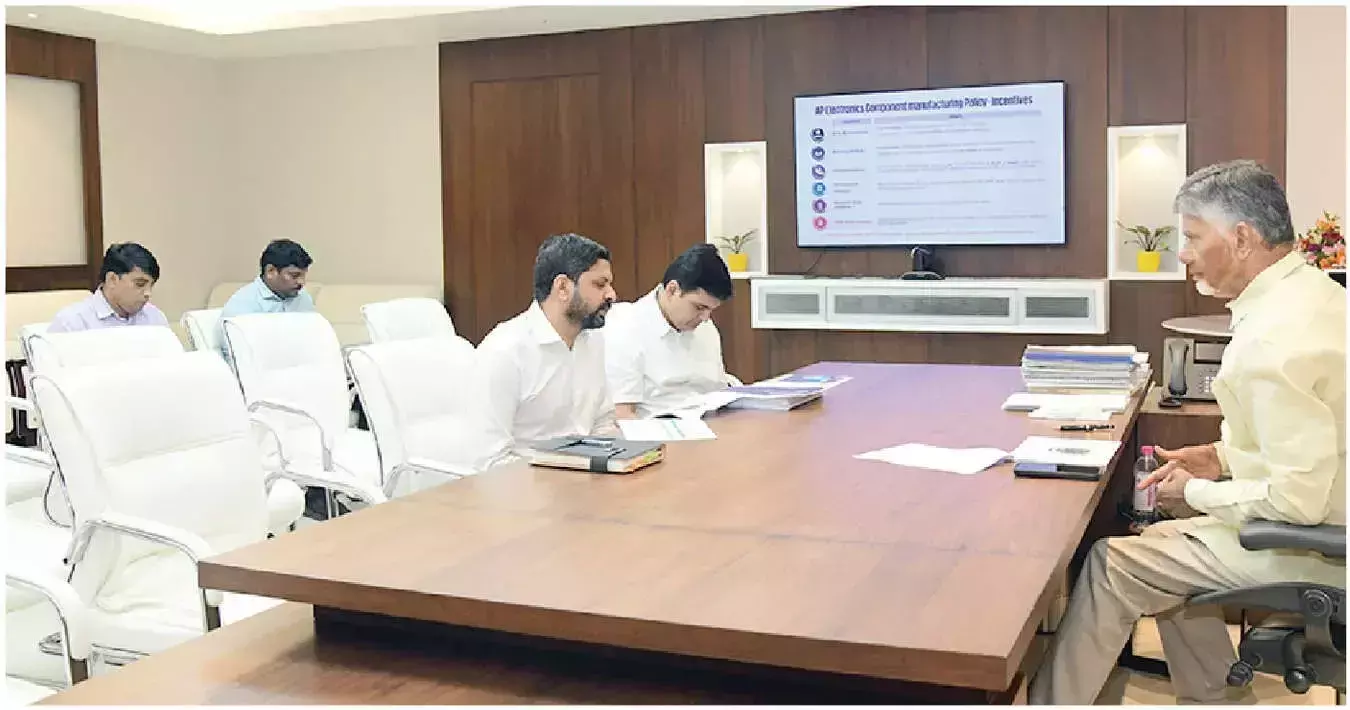 Andhra: इलेक्ट्रॉनिक्स विनिर्माण के लिए आंध्र प्रदेश आदर्श: मुख्यमंत्री