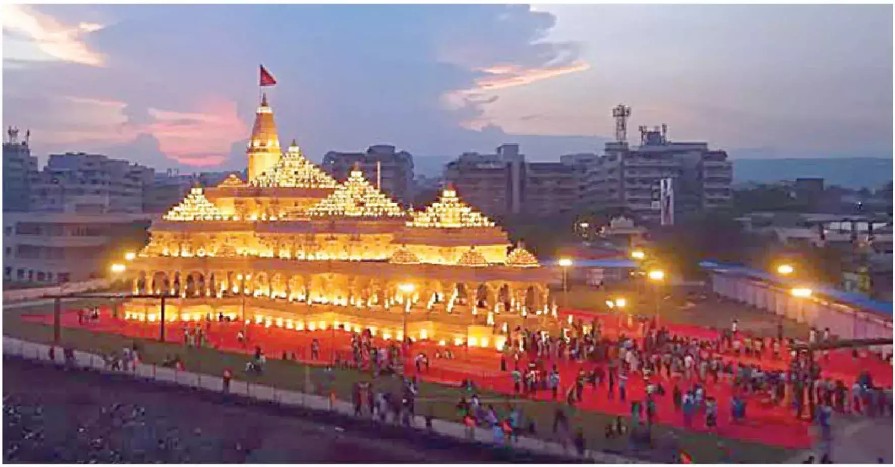 Andhra: अयोध्या राम मंदिर की प्रतिकृति बनाने वालों के खिलाफ शिकायत दर्ज Andhra: अयोध्या राम मंदिर की प्रतिकृति बनाने वालों के खिलाफ शिकायत दर्ज