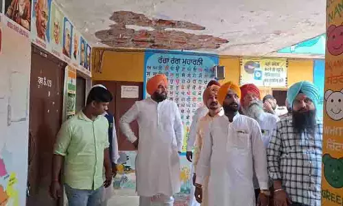 Amritsar: बारिश ने असुरक्षित स्कूल भवनों को उजागर किया