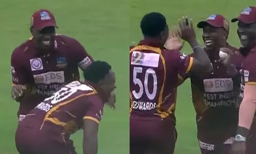 WI C vs ENG C : मैच में ब्रावो और एडवर्ड्स के डांस ने लूटी महफिल WI C vs ENG C : मैच में ब्रावो और एडवर्ड्स के डांस ने लूटी महफिल
