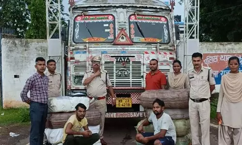 CG: 215 किलो गांजा जब्त, अंतर्राज्यीय तस्करी में दो आरोपी गिरफ्तार