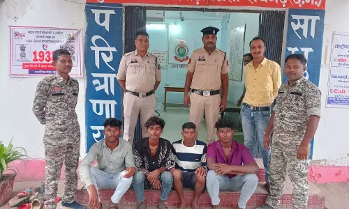 छोटे गुमड़ा में दो चोरियों का खुलासा, घरघोड़ा पुलिस ने चार आरोपियों को किया गिरफ्तार