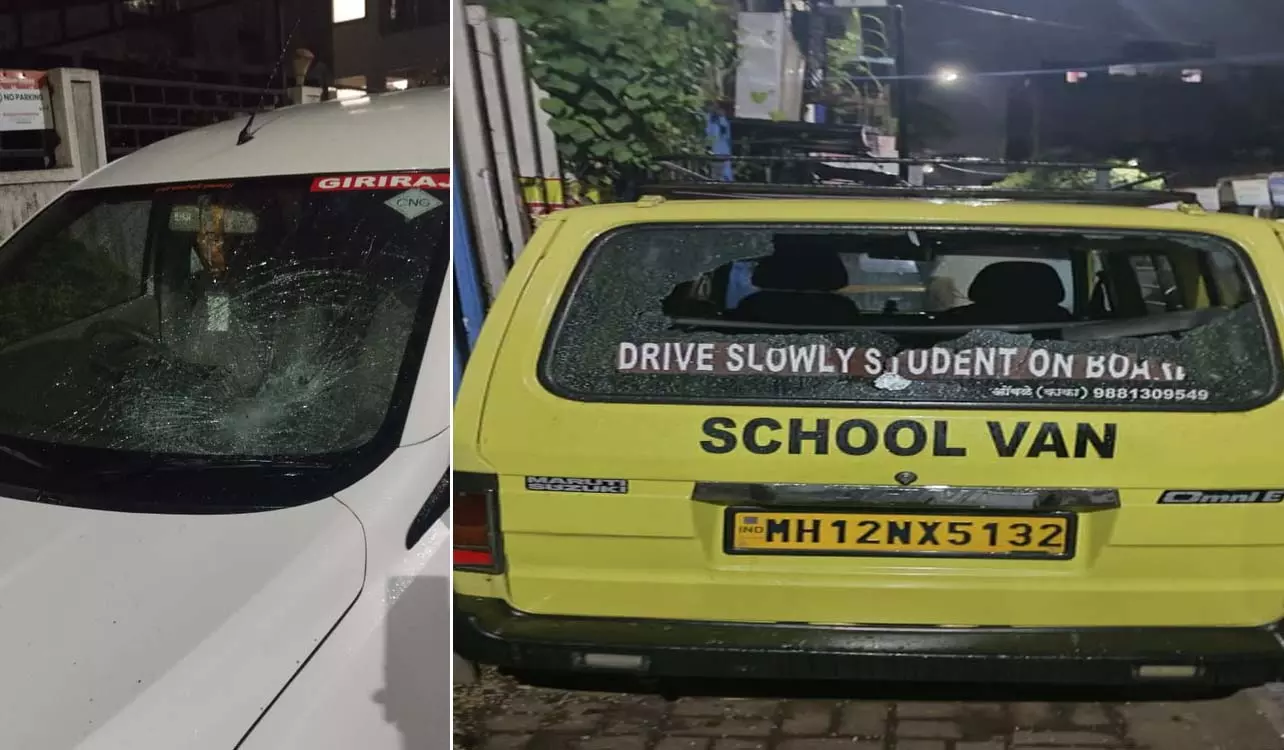 आधी रात को बदमाशों ने 20-25 वाहनों में की तोड़फोड़, 2 लोगों पर हमला आधी रात को बदमाशों ने 20-25 वाहनों में की तोड़फोड़, 2 लोगों पर हमला