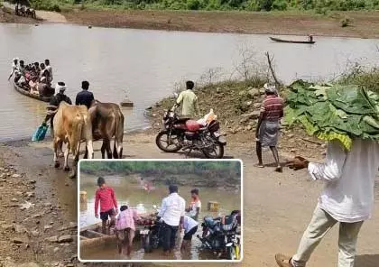 वत्रा खुर्द पुल के कारण 30 गांवों की आजीविका खतरे में वत्रा खुर्द पुल के कारण 30 गांवों की आजीविका खतरे में
