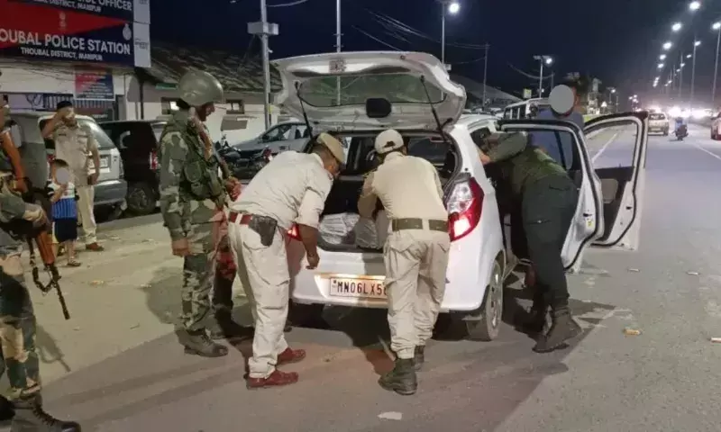 Manipur ट्रैफिक पुलिस की सख्ती, एक दिन में 1.28 लाख रुपये का जुर्माना