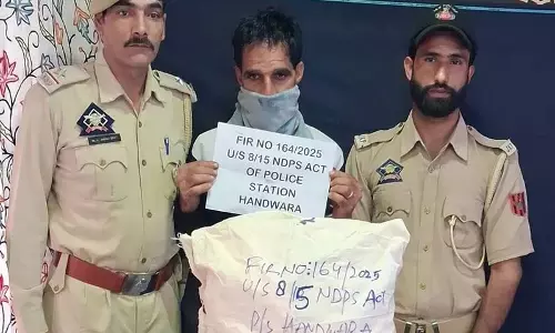हंदवाड़ा पुलिस ने मादक पदार्थ तस्कर को गिरफ्तार किया, प्रतिबंधित पदार्थ बरामद