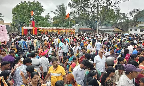 Belgaum : बारिश में भी मंगई मेला एक खुशी का आयोजन