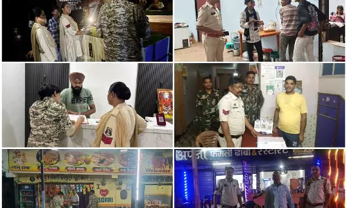 संदिग्ध बंग्लादेशी-रोहिंग्यो की तलाश में पुलिस, लॉज होटल बार और ढाबों में छापा