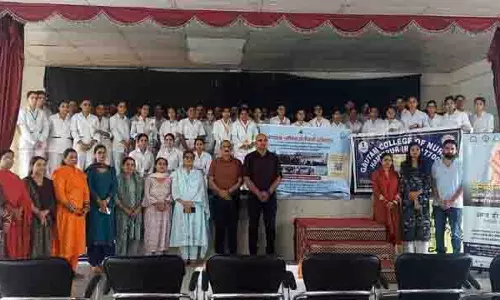 Nursing college के छात्रों ने अंगदान का संकल्प लिया Nursing college के छात्रों ने अंगदान का संकल्प लिया