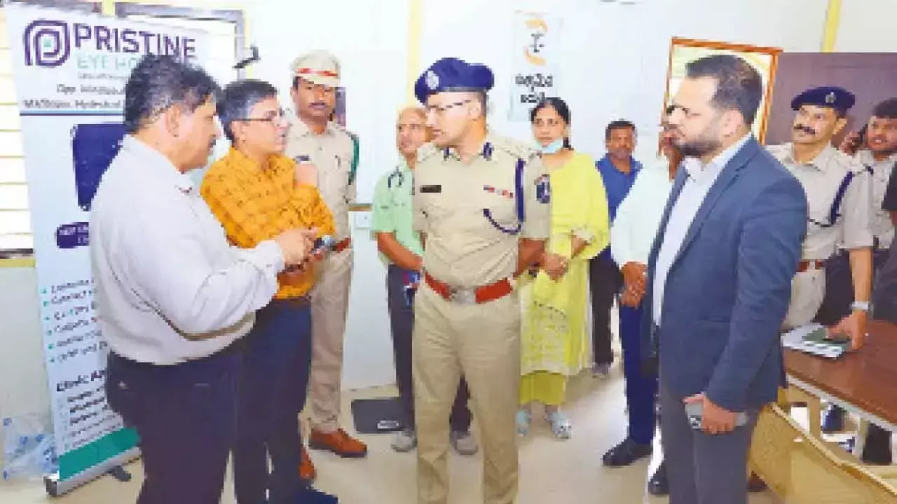 Cyberabad पुलिस ने कर्मचारियों के लिए 4 दिवसीय स्वास्थ्य शिविर का आयोजन किया