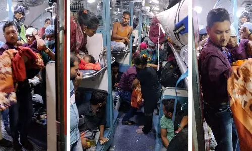 चलती ट्रेन में प्रसव, ग्वालियर के पास महिला ने जन्म दिया स्वस्थ शिशु को चलती ट्रेन में प्रसव, ग्वालियर के पास महिला ने जन्म दिया स्वस्थ शिशु को