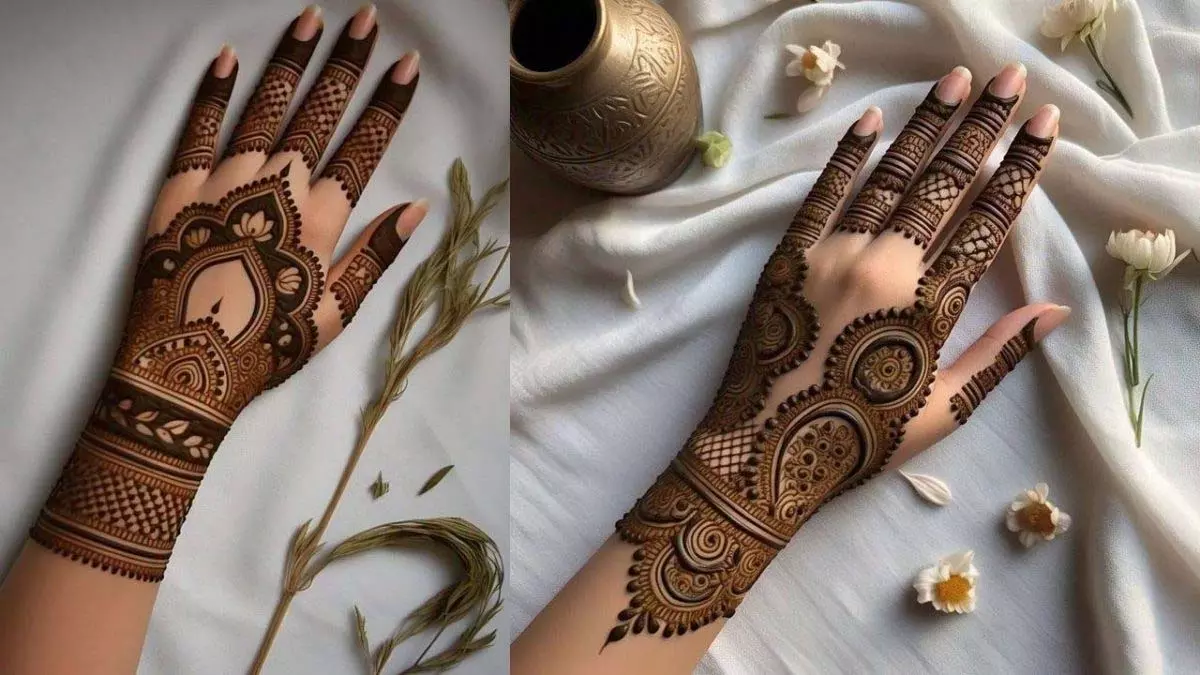 Mehndi:अगर आप पहली बार हरियाली तीज का व्रत रख रही हैं, तो अपने हाथों पर ये ट्रेंडी मेहंदी डिज़ाइन लगाएँ Mehndi:अगर आप पहली बार हरियाली तीज का व्रत रख रही हैं, तो अपने हाथों पर ये ट्रेंडी मेहंदी डिज़ाइन लगाएँ