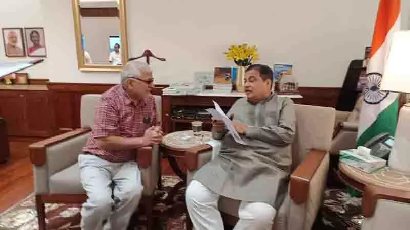 Dr. Dharamvira Gandhi ने नितिन गडकरी से 4-लेन पटियाला-पातरन राजमार्ग को मंजूरी देने का आग्रह किया Dr. Dharamvira Gandhi ने नितिन गडकरी से 4-लेन पटियाला-पातरन राजमार्ग को मंजूरी देने का आग्रह किया