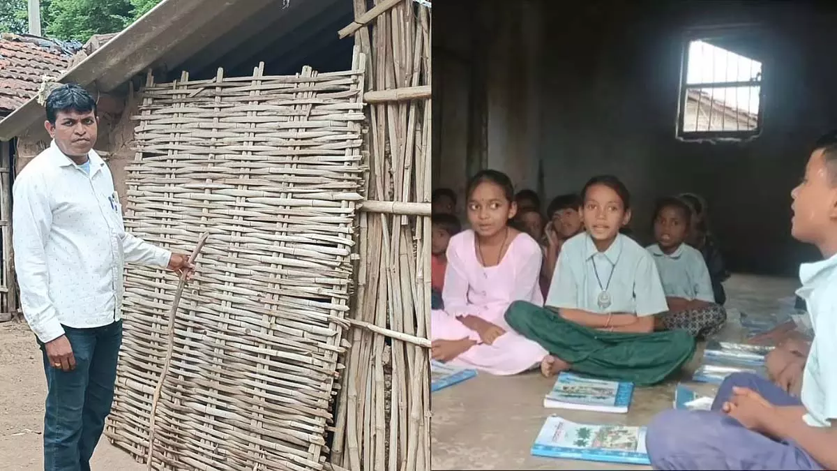 पनसेमल के छात्रों के लिए शिक्षा नहीं, तिरपाल की छत के नीचे संघर्ष पनसेमल के छात्रों के लिए शिक्षा नहीं, तिरपाल की छत के नीचे संघर्ष