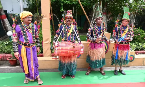 मुख्यमंत्री निवास में सुंदर नाचा का हो रहा आयोजन, हरेली उत्सव की धूम