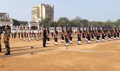 Bangalore : माणिक शाह परेड ग्राउंड में स्वतंत्रता दिवस समारोह की तैयारियां शुरू
