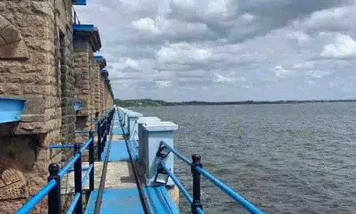 भारी बारिश के बाद Himayatsagar जलाशय में जलस्तर बढ़ा